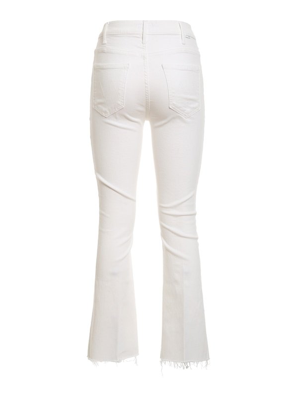 Mother: bootcut jeans online - The Hustler Ankle Fray jeans