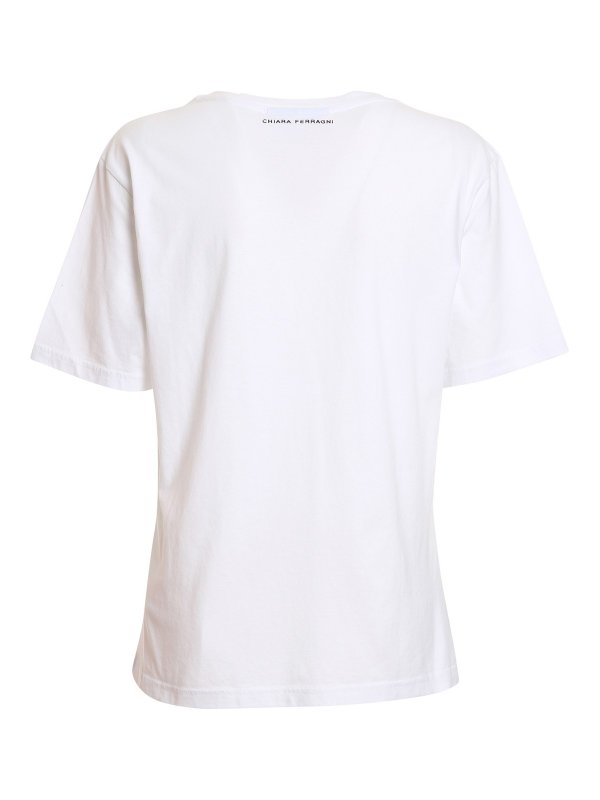 CHIARA FERRAGNI: Camisetas online - Camiseta - Blanco