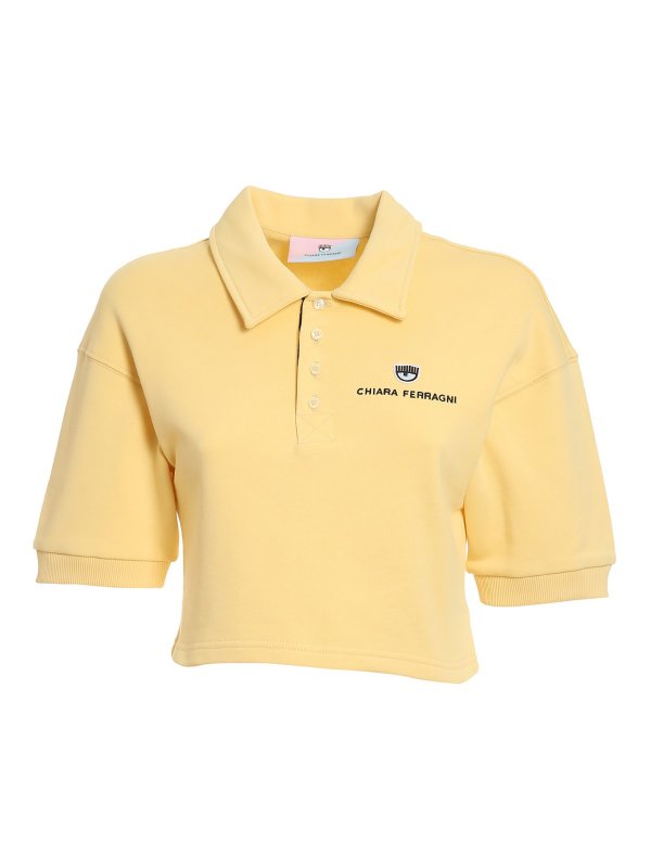 CHIARA FERRAGNI: Poloshirts - Poloshirt - Gelb