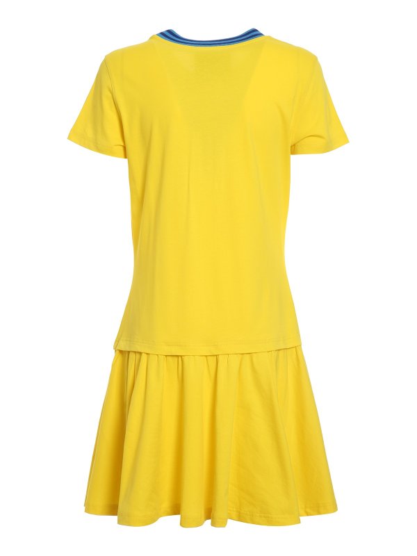 MOSCHINO: short dresses online - Varsity Teddy Bear dress