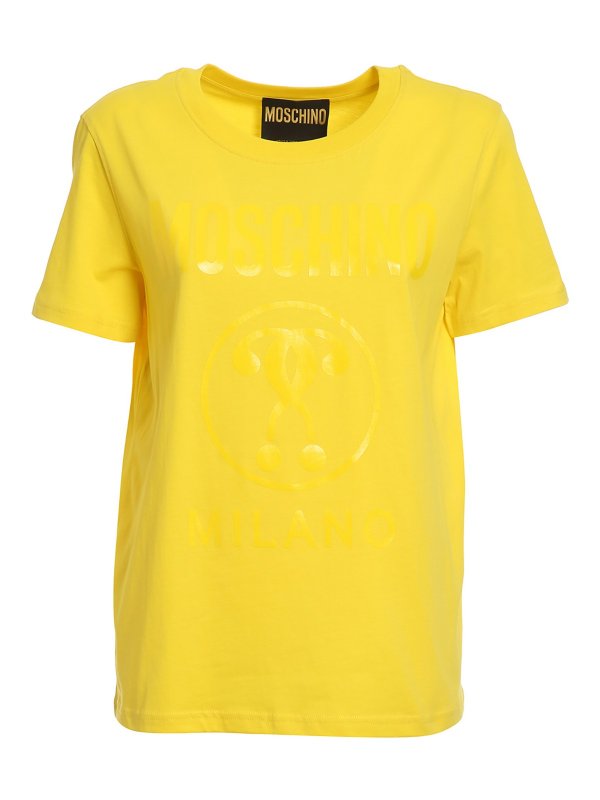 MOSCHINO: t-shirts - Logo print T-shirt