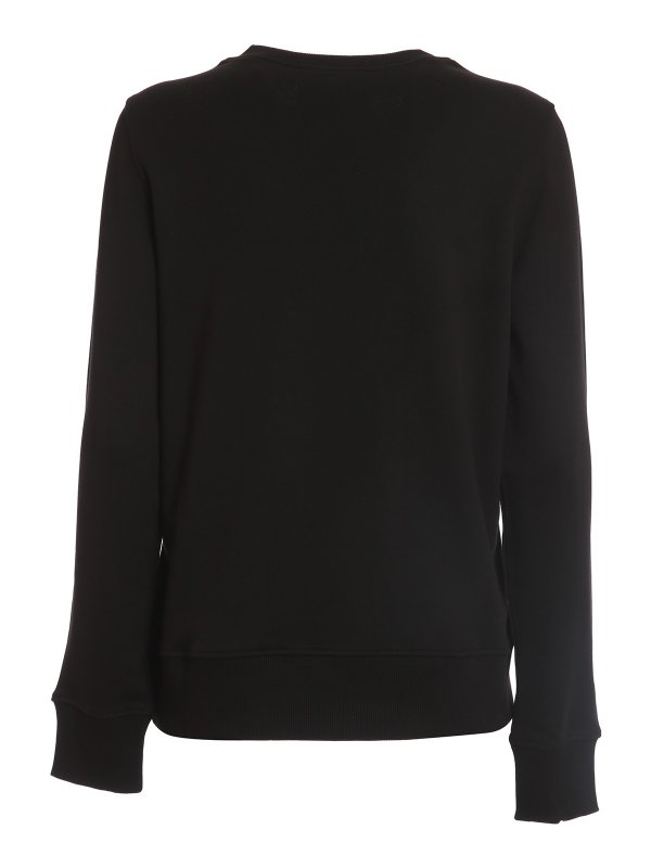 Versace Jeans Couture: Sweatshirts & Sweaters online - Laminated logo sweatshirt