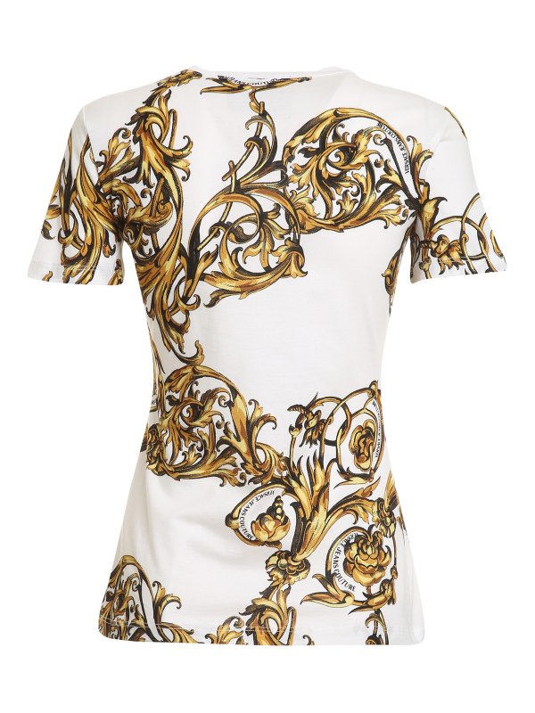 Versace Jeans Couture: T-shirts online - T-Shirt - Weiß