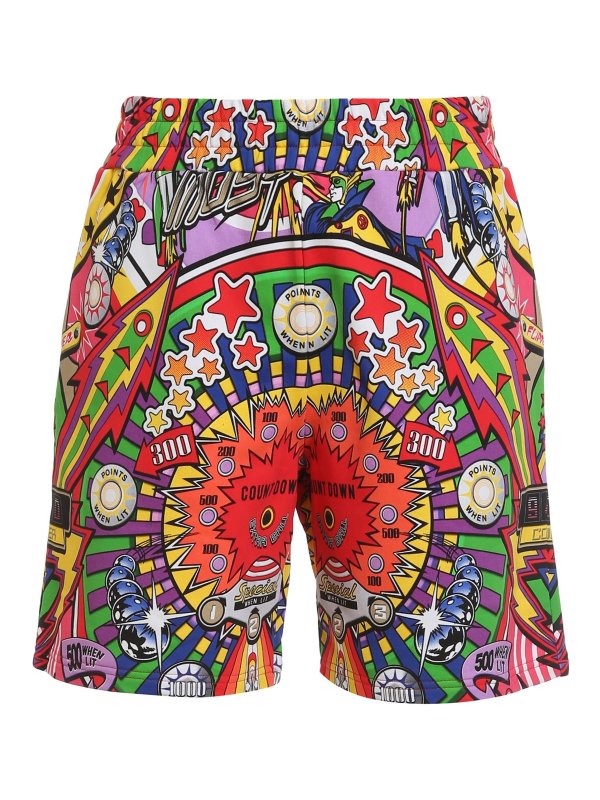MOSCHINO: Pantalones deportivos - Pantalones Deportivos - Multicolor