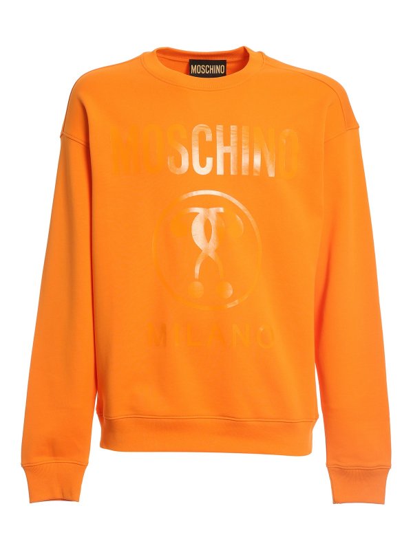 MOSCHINO: スウェット＆セーター - スウェットシャツ/セーター - オレンジ