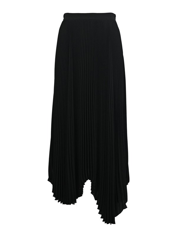DONDUP: Faldas largas - Falda Larga - Negro