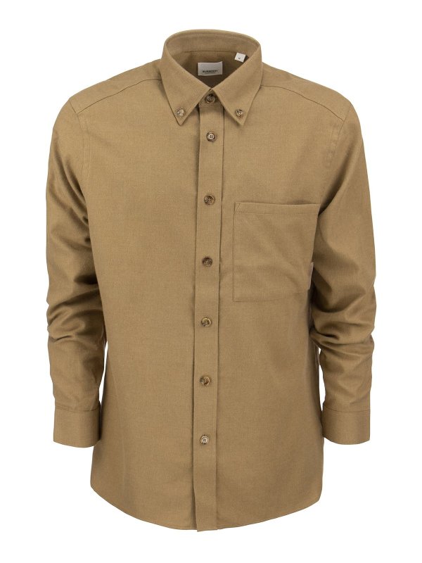 BURBERRY: シャツ - シャツ - キャメル