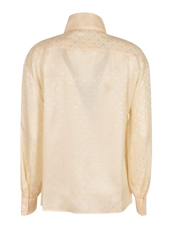 TORY BURCH: Camisas online - Camisa - Crema