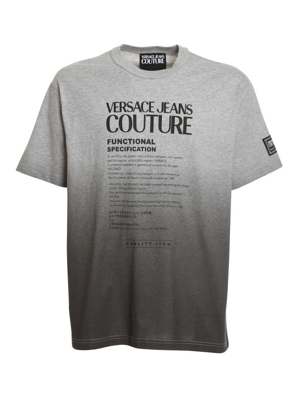 Versace Jeans Couture: Tシャツ - Tシャツ - グレー