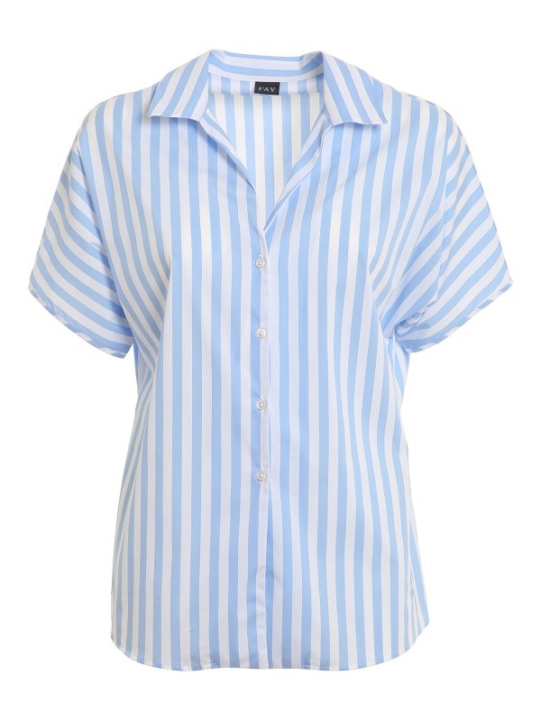 FAY: Hemden - Hemd - Hellblau