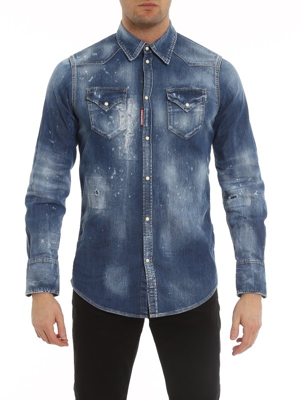 iKRIX DSQUARED2: shirts - Destroyed shirt