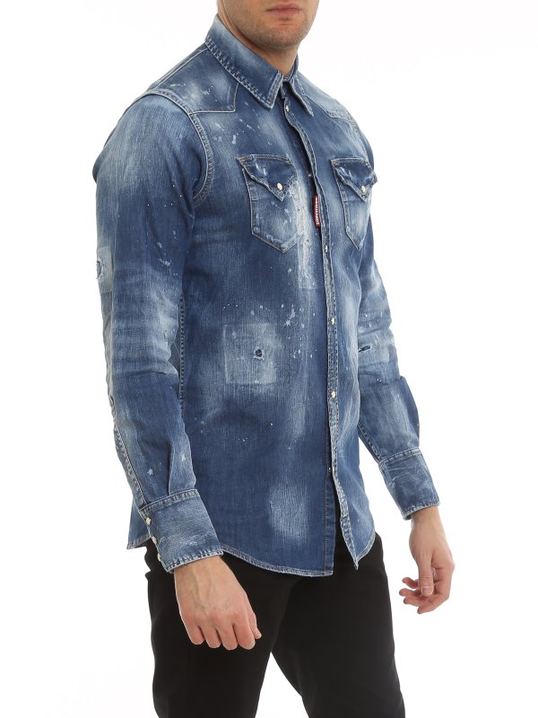 DSQUARED2 buy online Destroyed shirt
