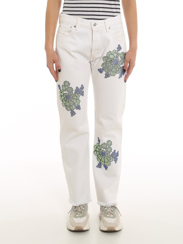 iKRIX LIBERTY DOLL: ストレートジーンズ - ストレートジーンズ - 白