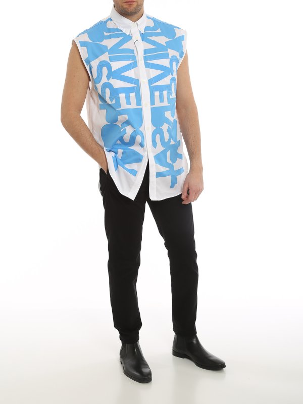 BURBERRY: shirts online - Sleeveless shirt