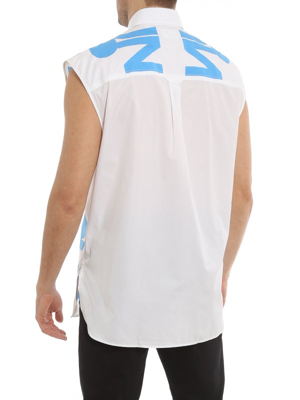 Sleeveless shirt shop online: BURBERRY