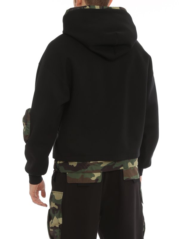 Printed inserts hoodie shop online: DOLCE & GABBANA