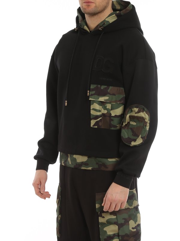 DOLCE & GABBANA buy online Printed inserts hoodie