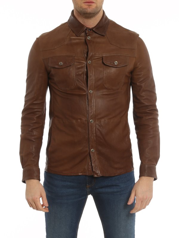 iKRIX MOORER: leather jacket - Bazille leather jacket