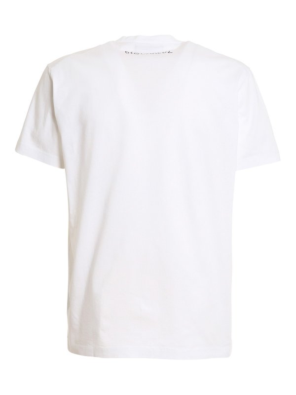DSQUARED2: t-shirts online - Hello Leaf T-shirt
