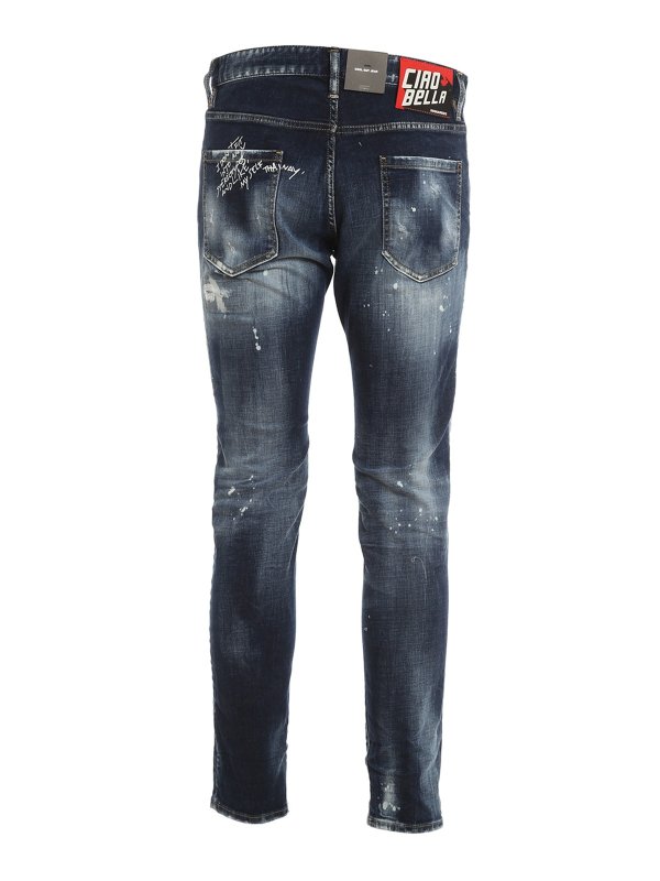 DSQUARED2: straight leg jeans online - Cool Guy jeans