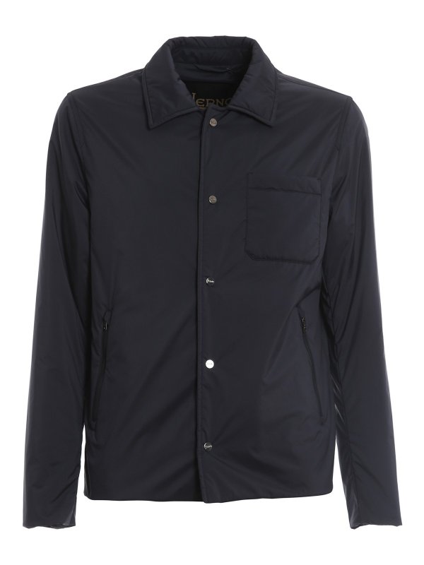 HERNO: padded jackets - Tech fabric puffer jacket