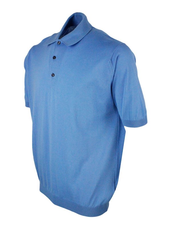 iKRIX JOHN SMEDLEY: Polos - Suéter Con Cuello Alto - Azul Claro