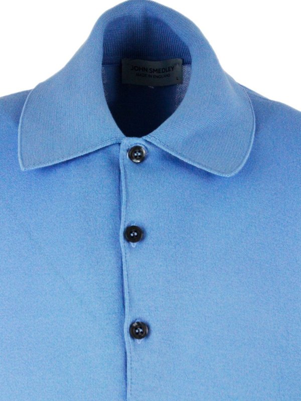 Suéter Con Cuello Alto - Azul Claro shop online: JOHN SMEDLEY