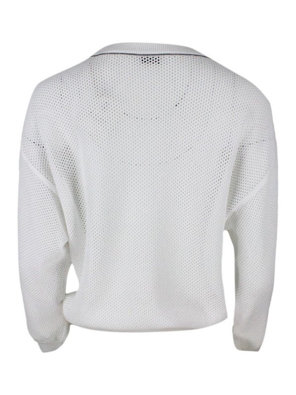 BRUNELLO CUCINELLI: crew necks online - Embellished neckline sweater
