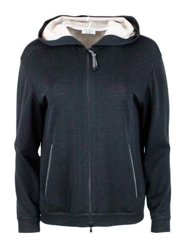 BRUNELLO CUCINELLI: Sweatshirts & Pulls - Sweat-Shirts - Noir