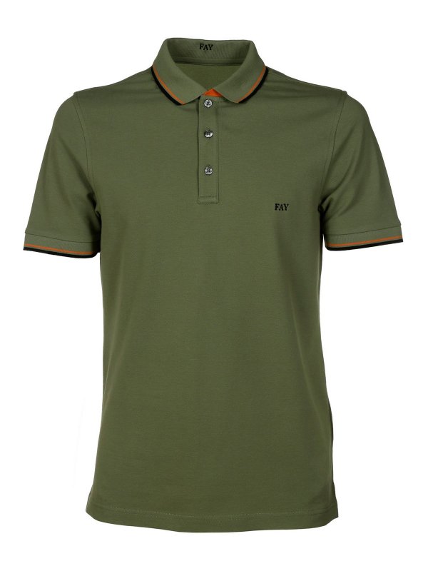 FAY: polo shirts - Piqué polo