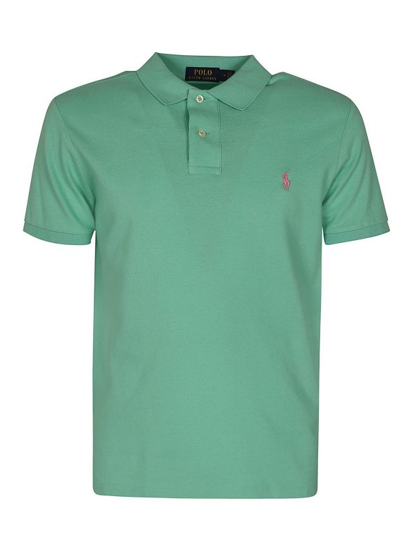 POLO RALPH LAUREN: ポロシャツ - ポロシャツ - ライトグリーン
