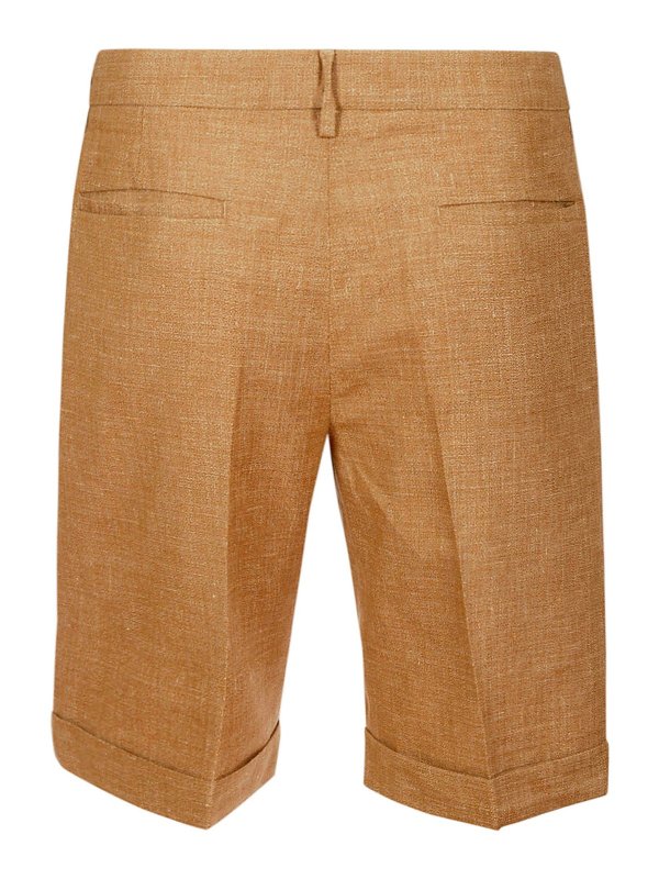 BARENA VENEZIA: Trousers Shorts online - Linen bermuda shorts