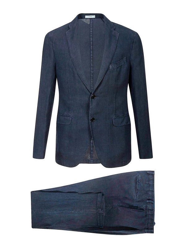 BOGLIOLI: カジュアルスーツ - カジュアルスーツ - ブルー