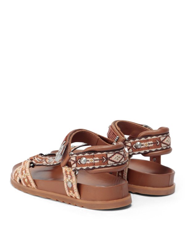iKRIX ASH: sandals - Flat sandal with ethnic pattern