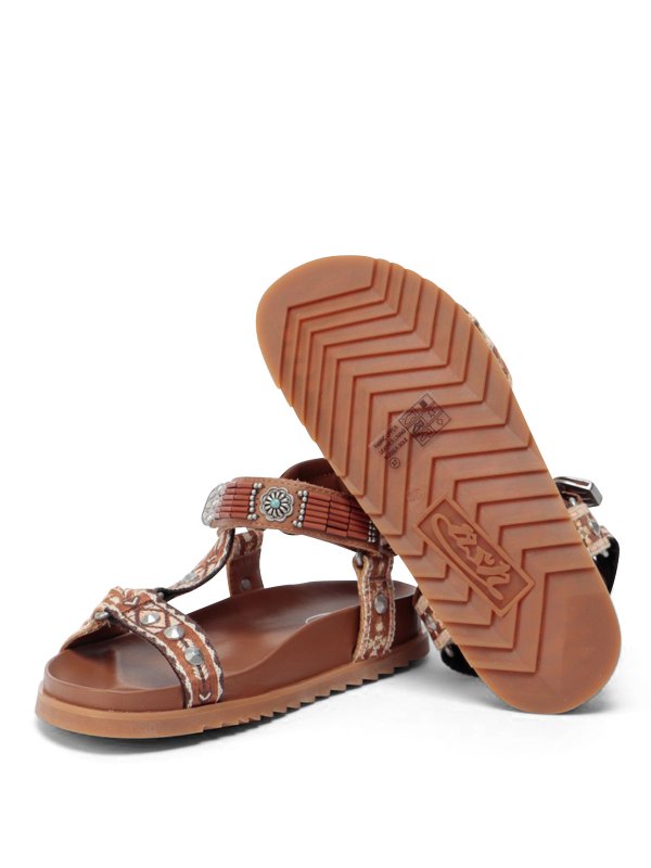 ASH buy online Flat sandal with ethnic pattern
