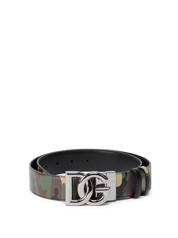 DOLCE & GABBANA: belts - Reborn to Live reversible leather belt