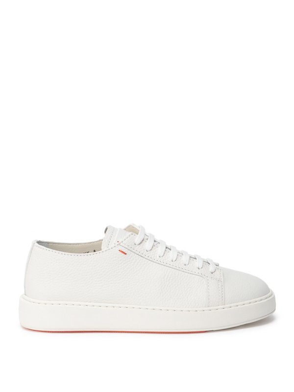 SANTONI: Sneaker - Sneaker - Weiß