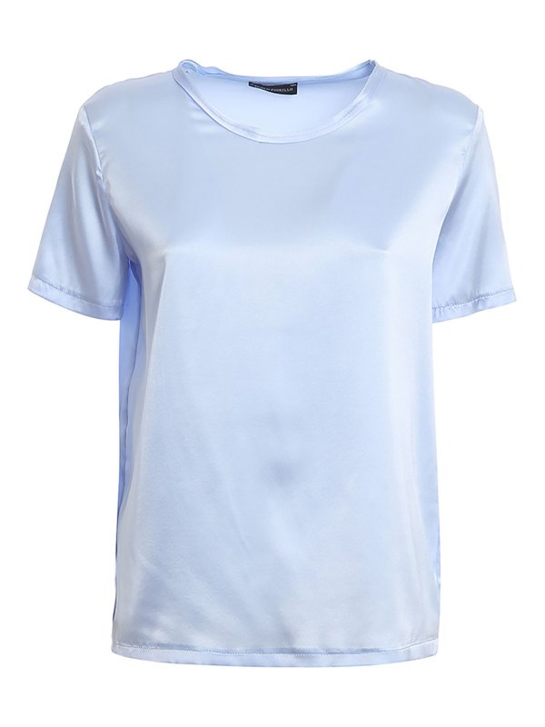 Paolo Fiorillo: Blusen - Bluse - Hellblau