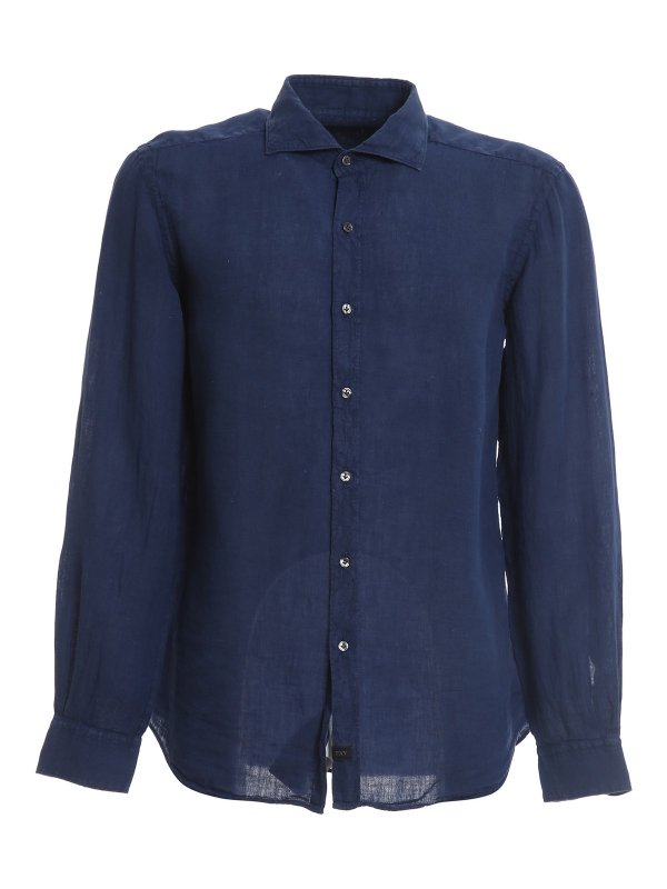 FAY: シャツ - シャツ - ブルー