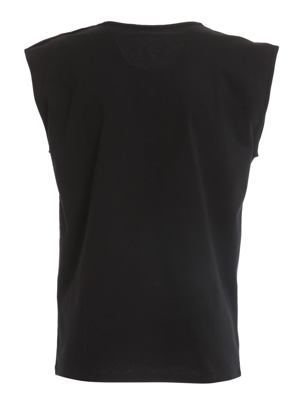 Balmain: T-shirts online - T-Shirt - Schwarz