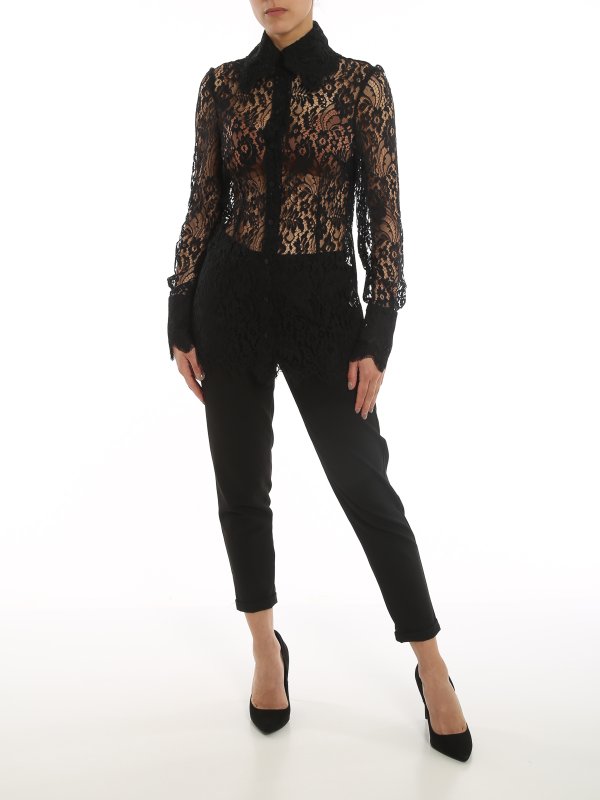 DOLCE & GABBANA: シャツ online - シャツ - 黒