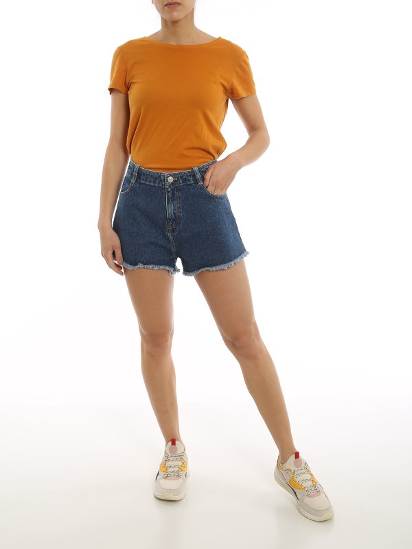 KENZO: トラウザーショーツ online - ショートパンツ - ダークウォッシュ