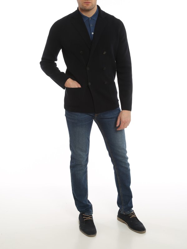 DRUMOHR: blazers online - Cotton double-breasted blazer