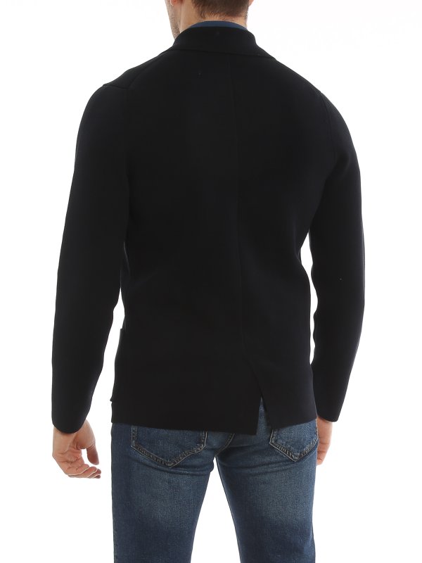 Cotton double-breasted blazer shop online: DRUMOHR