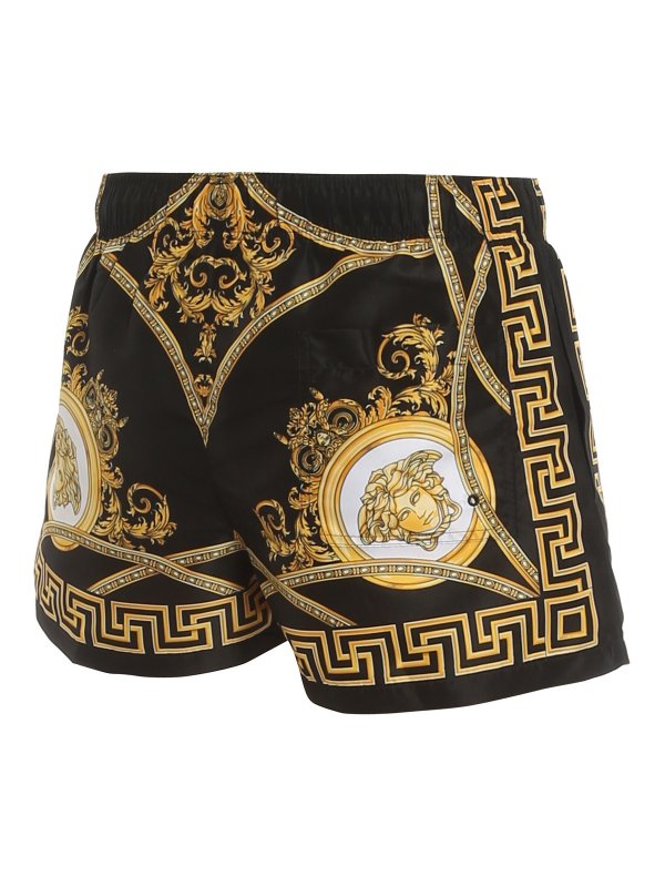VERSACE: Shorts de bain online - Short De Bain - Noir