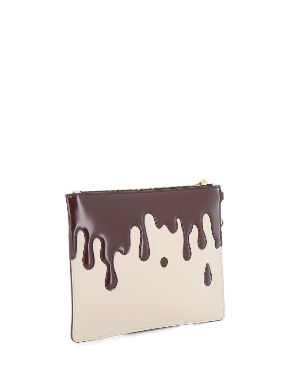 iKRIX MOSCHINO: clutches - Chocolate Glazed clutch