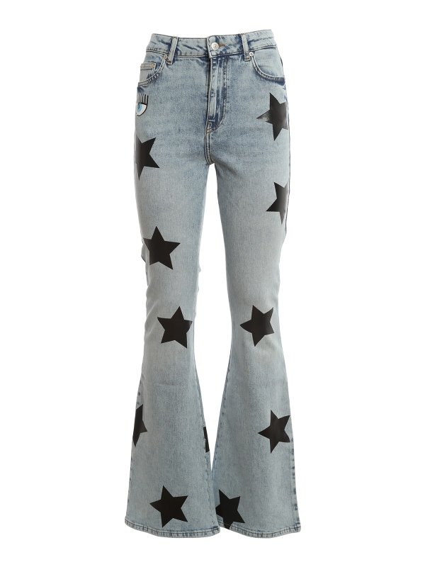 CHIARA FERRAGNI: flared jeans - Eyestar flared jeans
