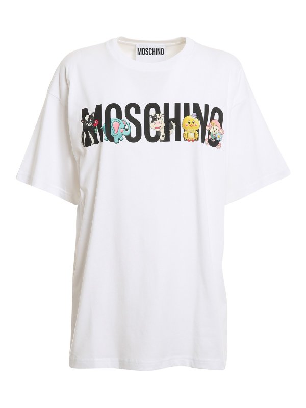 MOSCHINO: T-shirts - T-Shirt - Blanc