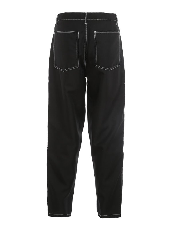 COMME DES GARCONS SHIRT: casual trousers online - Contrasting stitching trousers