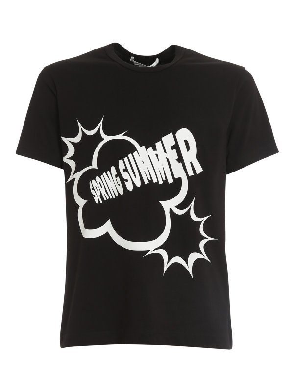 COMME DES GARCONS SHIRT: T-shirts - T-Shirt - Schwarz